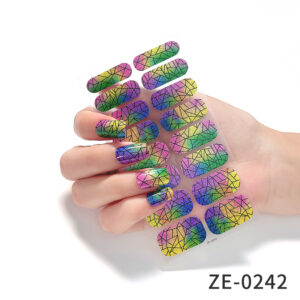 Nail Wraps Regenbogenprisma