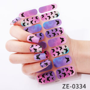 Nail Wraps Schmetterlingswiese