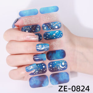 Nail Wraps Sternenmeer
